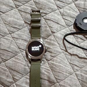 Montblanc Smartwatch with Green Strap
